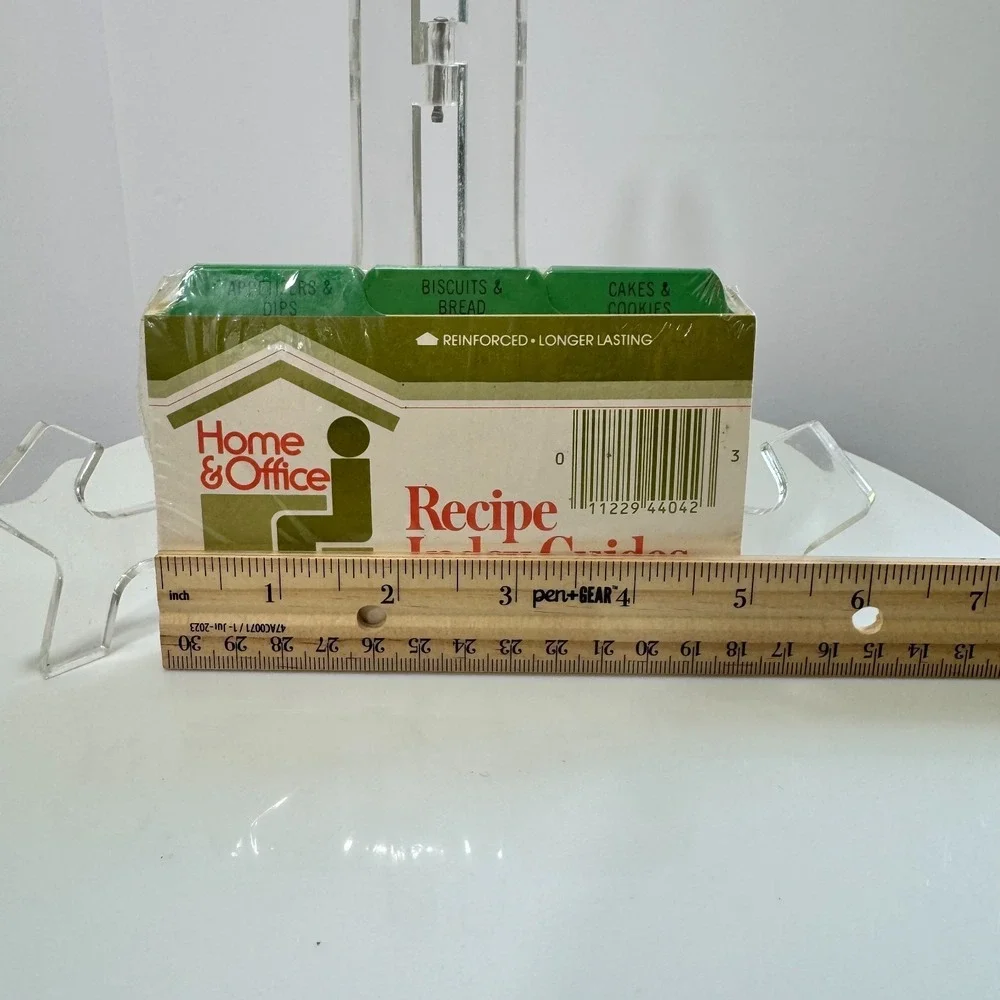 Vintage New 70s Made In USA Reinforced Stock Paper Recipe Index Cards 3